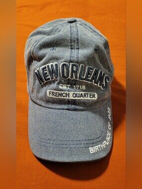 New Orleans French Quarter Baseball Cap - Blue